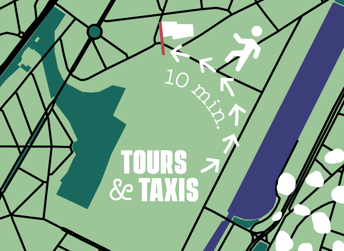 Be-Here Tours et Taxis itinéraire